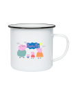 Puodelis Pepa Pig Pepos šeima